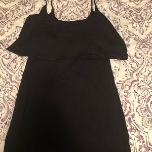 Strap oh black dress